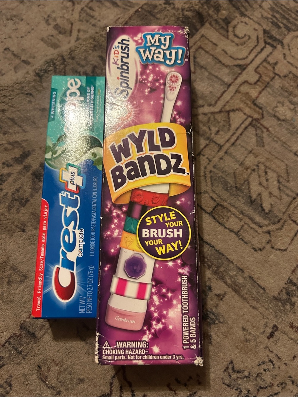 Wyld Bandz Kids Toothbrush Bands - Pink & Purple